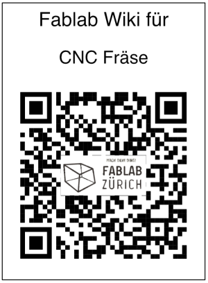 Qr-Code Beispiel für die CNC Fräse